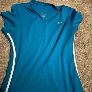 Nike Women's Blue Dri-FIT Top